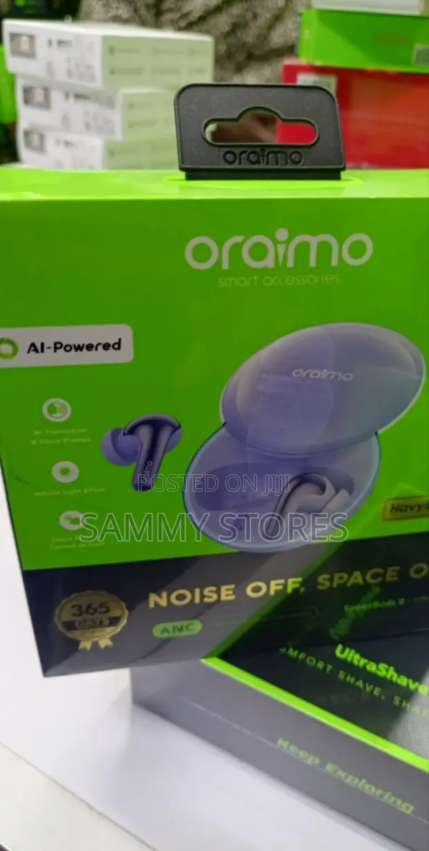 Oraimo SpaceBuds 2 AI Clear Calling Bluetooth Earbuds - 1