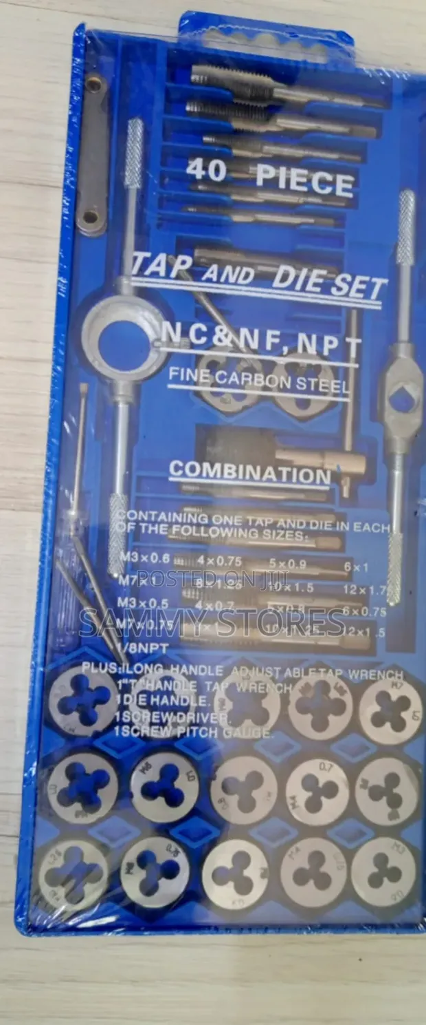 40-Piece Heavy-Duty Threading Tool Kit - 1