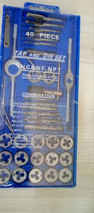 Metric Tap and Die Set with Wrenches (40-Piece)