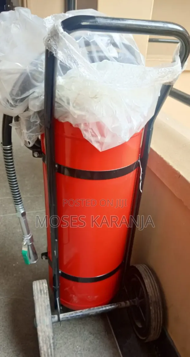 Heavy-Duty Fire Extinguisher on Wheels - 1