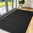 Kifaa cha Mlango cha Kuzuia Kuteleza cha Premium 80x120cm - Nyekundu, Kijivu, Nyeusi - 1