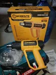 Worksite HTG185 2000W Industrial Heat Gun - 1