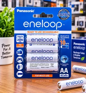 AA Rechargeable Batteries 2000mAh (4 Pieces) - Pre-Charged