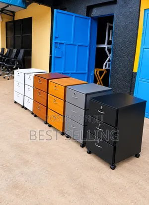 Modern Office Drawers Pedestal - All Colors