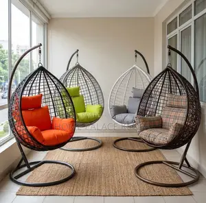 Rattan Hanging Swing Chair - Outdoor Relaxation
