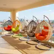Rattan Hanging Swing Chair - Outdoor Relaxation - 2