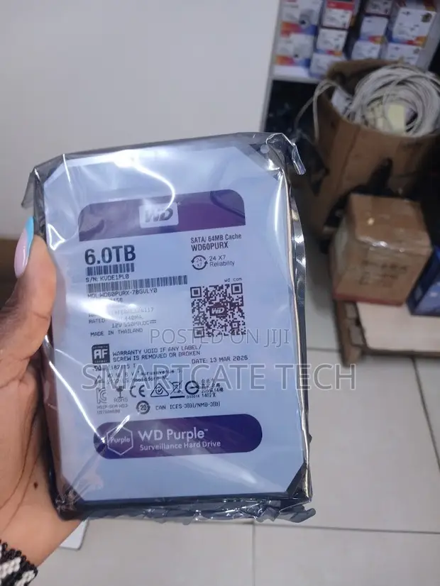 6TB Hard Drive ya Surveillance kwa Mifumo ya CCTV DVR - 1