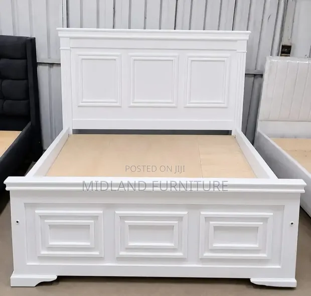 Kitanda cha Queen Size cha Mbao - Lipa Unapoletewa - 1