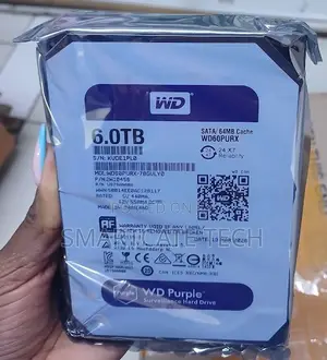 6TB WD Hard Disk ya Surveillance kwa CCTV Security Systems