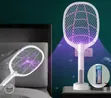 2-in-1 Swatter ya Mbu ya Umeme na Msingi - 2