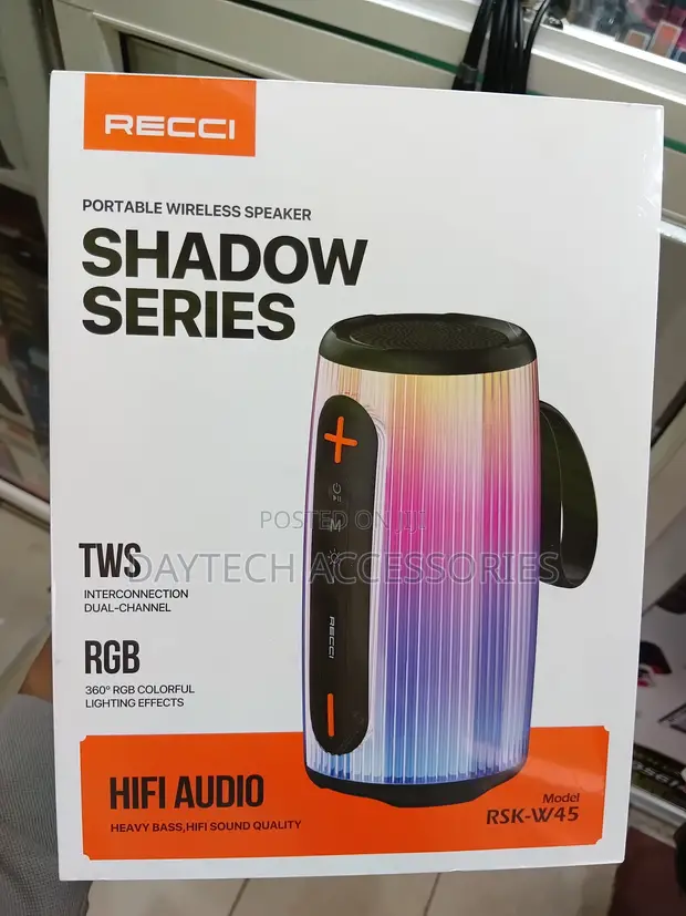 Recci RSK-W45 Shadow Portable Wireless Speaker - 1
