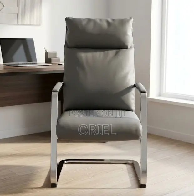 Executive Gray Office Visitor Chair - 1
