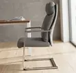 Executive Gray Office Visitor Chair - 5