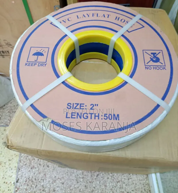 Industrial PVC Layflat Delivery Hose (2", 50M) - 1