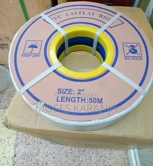 Hose ya Usafirishaji wa PVC Layflat ya Viwandani (2", 50M)