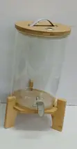 8L Glass Juice/Beverage Dispenser with Bamboo Stand - 2