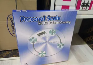 Teenee Digital Glass Bathroom Scale - Round Personal