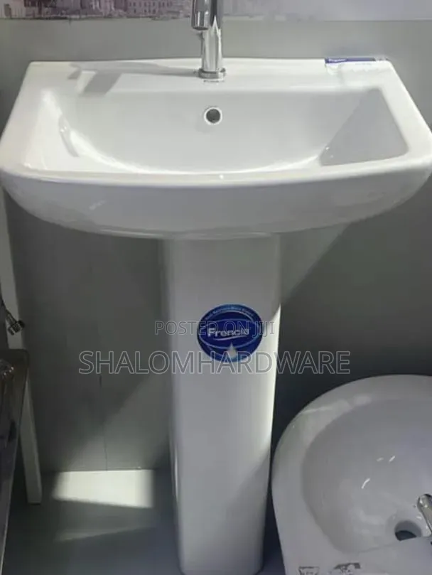 Premier White Ceramic Basin Wash Sink - 1