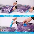 6pcs Vacuum Storage Bags with Suction Pump (80x100cm) - 3