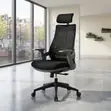 Executive Fabric High Backrest Ergonomic Office Chair - 3
