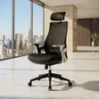 Executive Fabric High Backrest Ergonomic Office Chair - 4
