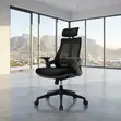 Executive Fabric High Backrest Ergonomic Office Chair - 5