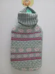 2L Hot Water Bottle with Knitted Cover - 2