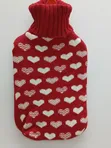 2L Hot Water Bottle with Knitted Cover - 3
