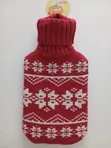 2L Hot Water Bottle with Knitted Cover - 4
