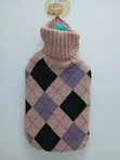 2L Hot Water Bottle with Knitted Cover - 5