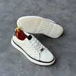 Aldo White Leather Rubber Sneakers - 1