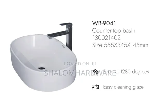Premier Ceramic Countertop Wash Basin - 1