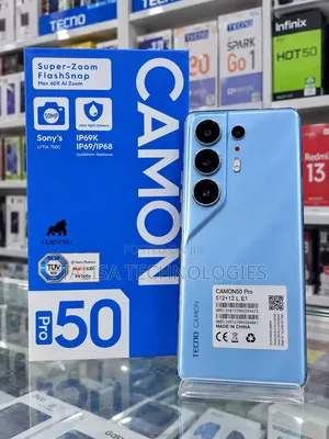 Tecno Camon 50 Pro 256GB Mpya Bluu