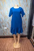 A&D Women's Blue Casual Knee-Length Dress - 2