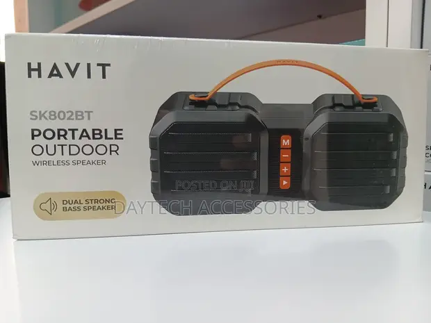 Havit SK806BT Spika ya Bluetooth na Redio ya FM - Nyeusi - 1