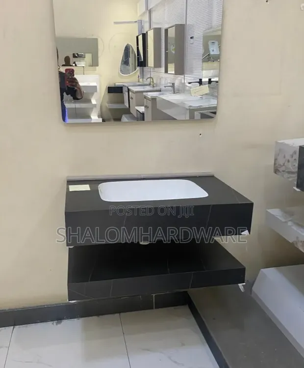 Premier Wall Hung Cabinet with Mirror - 1