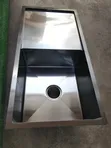 Brand New Stainless Steel Kitchen Sink with Drainboard - 2