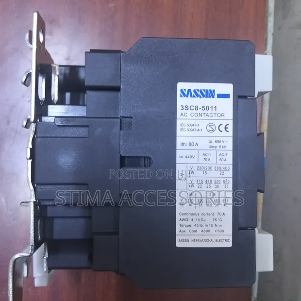 Schneider Electric Contactor 3-Pole 80A - 1