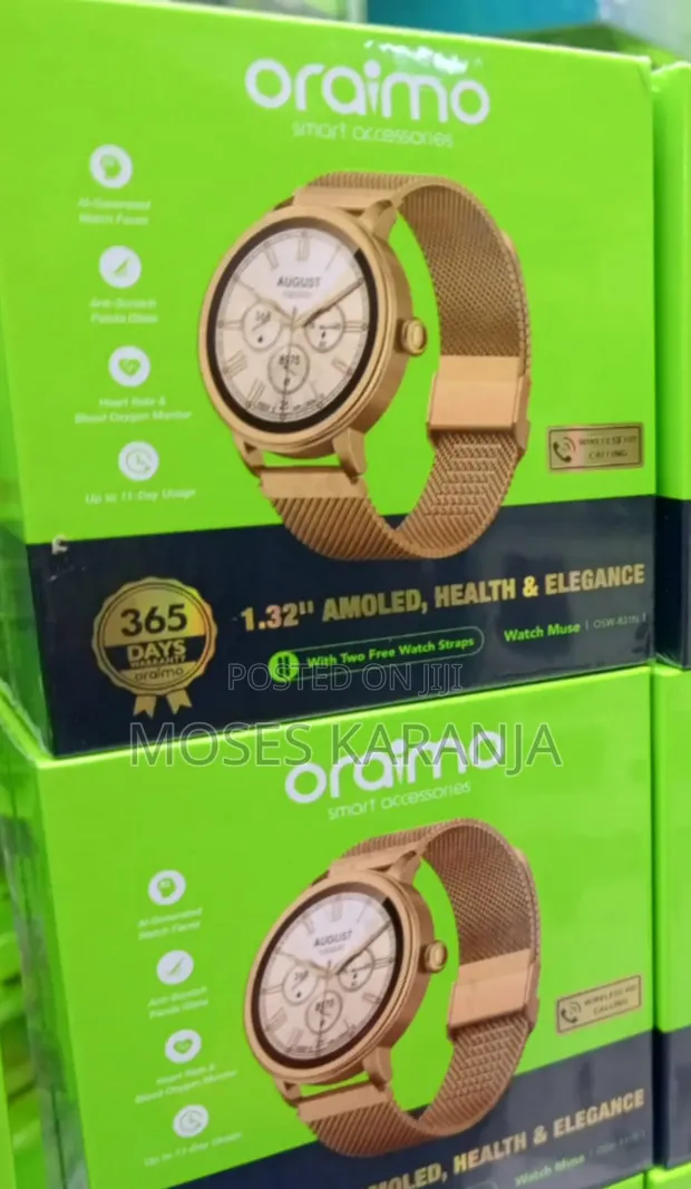 Oraimo Watch Muse Smartwatch - 31-Day Standby - 1