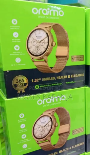 Oraimo Watch Muse Smartwatch - 31-Day Standby