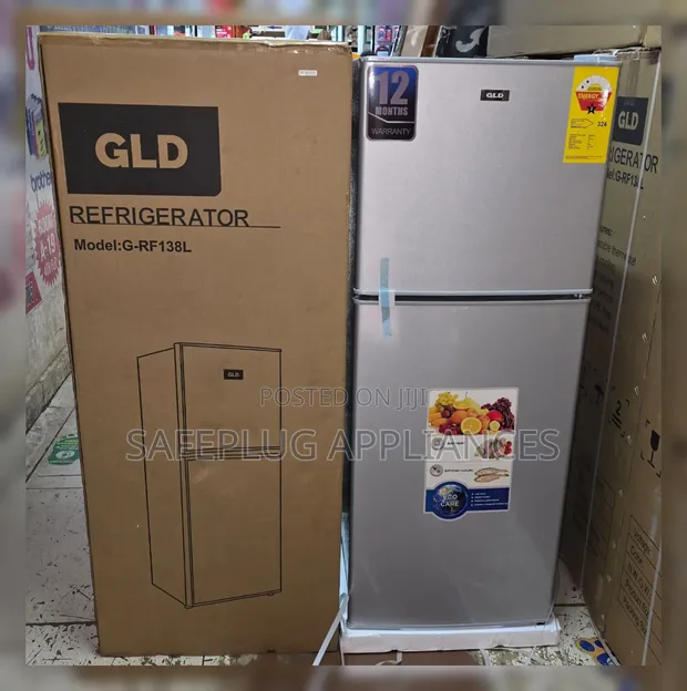 GLD 138L Fridge Mlango Mbili - Mpya Kabisa - 1