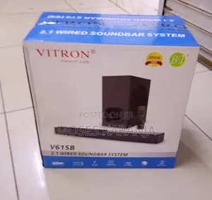 Vitron V61SB 2.1 Channel Wired Soundbar System - 12,000W PMPO