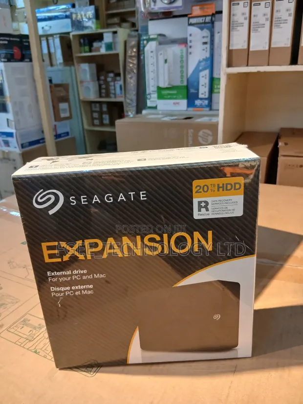 2TB Seagate External Hard Drive - 1