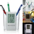 Digital Clock Pen Holder with Alarm & Timer - 1