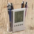 Digital Clock Pen Holder with Alarm & Timer - 2