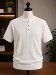 Wild Squirrel Polo Shirt ya Knit kwa Wanaume - 3