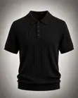 Wild Squirrel Polo Shirt ya Knit kwa Wanaume - 4
