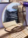 Nordic Wall Hanging Decorative Mirror - Dhahabu - 2