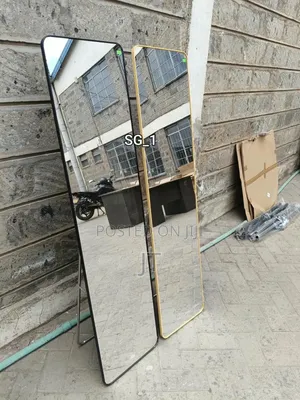 Full-Length Standing Dressing Mirror with Support Stand