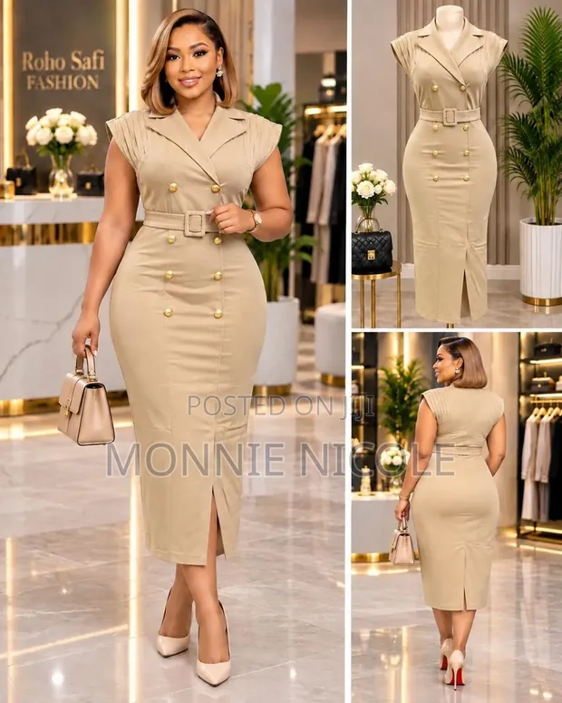 Elegant Red Corporate Dinner Dress - 1